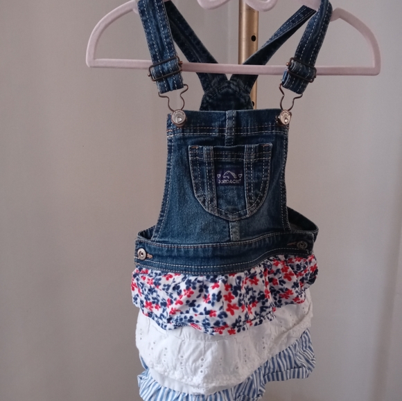 Jordache Bib Overalls Dress Size 4T - Picture 1 of 7